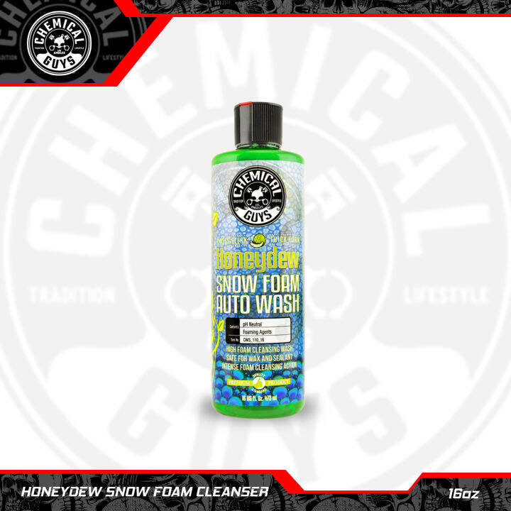 Chemical Guys Honeydew Snow Foam Auto Wash Cleanser (16 Fl. Oz