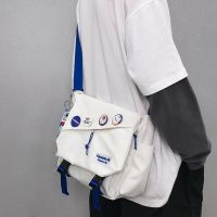 Crossbody bag for mens in trendy Japanese casual large capacity mailman bag for mens bag sports shoulder bag for students Korea original J.LINDEBERG¯PXGˉDESCENTE¯PINGˉPEARLY GATES