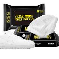 SHOE WETWIPES แผ่นทำความสะอาดรองเท้า ทิชชู่เปียกสำหรับรองเท้าผ้าใบ Shoecare