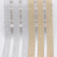 【YF】❡  5cm 9cm Gold Rubber Elastic Bands 50mm 90mm Soft Band for Baby Sewing Material Accessory 1m