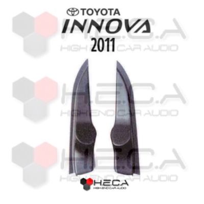 2Pcs Right and Left Black Tweeter Refitting Speaker Holder for Toyota Innova 2011