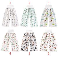 2 in 1 Comfy Baby Diaper Skirt Shorts Cotton Waterproof Absorbent Washable Potty Training Nappy Pants for Bed Wetting