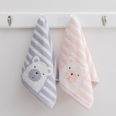 25x50cm 100% Cotton Cartoon Cute Bear Baby Children Kids Nursery Home Bathroom Hand Face Towel