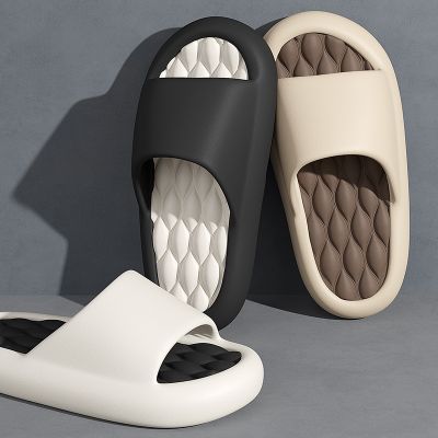 【CC】✧♠✈  Men Thick Platform Sofa Slippers Indoor Anti-slip Beach Sandals Soft EVA Flat Shoes Minimalism