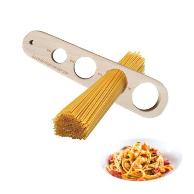 Wooden Pasta Measurer Spaghetti Italian Kitchen with 4 Holes Beech wood Kitchen Tool