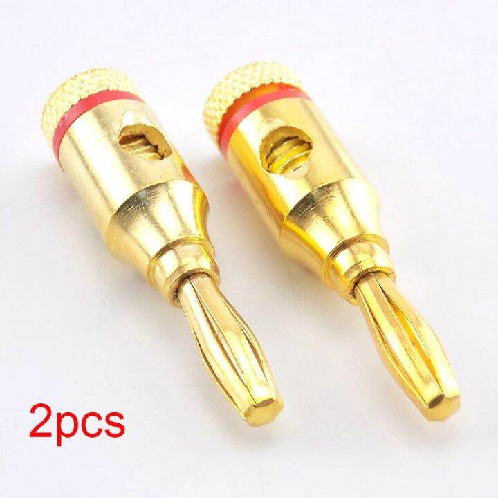 4mm-banana-plug-red-black-plated-connector-copper-musical-audio-speaker-cable-wire-pin-connectors-banana-plugs-accessories