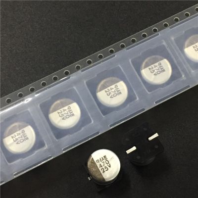 10pcs 470uF 25V NIPPON NCC MVE Series 10x10mm 25V470uF SMD Aluminum Electrolytic Capacitor