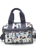 LeSportsac guinness confirmed leisure fashion canvas printing 2715 square portable oblique cross bag tote bags