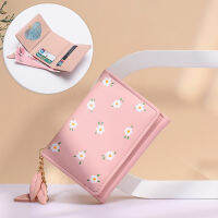 Female Wallet Coin Purses Card Holder Small Purses Women Short Wallet Women Wallet Flowers Pattern Short Wallet