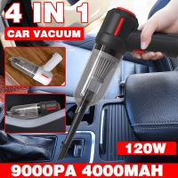 Magee8 4-IN-1 Car Cleaner   Air Blower   6 HEPA Filters Handheld Laptop Cleaning