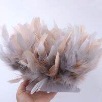 1meter Fancy Turkey feather Fringe Ribbon 10-15cm Width Dyed feathers for Party Costume Dress Decoration Accessory Crafts