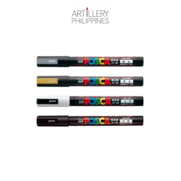 Uni Blackuni Posca Paint Markers Pc-1m/3m/5m - Permanent Acrylic Graffiti  Pen