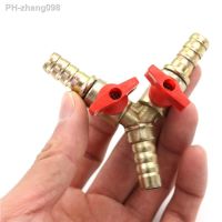 Hot sale Clamp Fitting Hose Barb Fuel Water Oil Gas For Garden Irrigation Automotive 3/8 10mm Brass Y 3-Way Shut Off Ball Valve