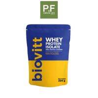 Biovitt Whey Protien Isolate เวย์โปรตีน รสออริจินอล 224g. ไบโอวิต