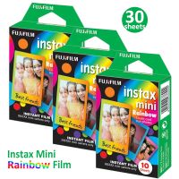 แผ่นฟิล์มสีรุ้งสำหรับ Fujifilm Instax Mini Film-Fuji 7s 8 9 11 40 70 90