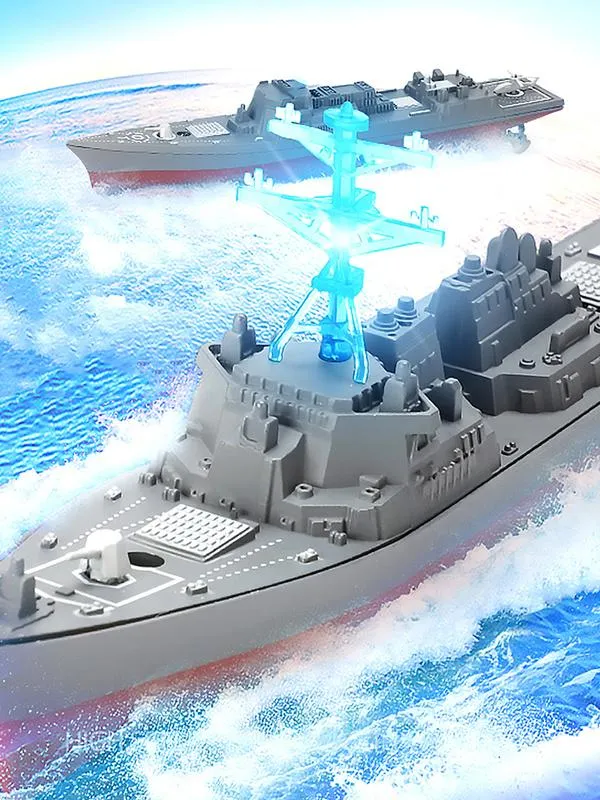 Đồ trang trí bàn làm việc độc đáo  Mô hình tàu chiến QTV017