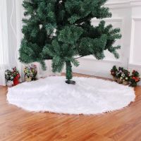 【YP】 1pcs Skirt Snow Faux Fur Xmas Base for