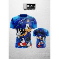 2023 new arrive- xzx180305   Short sleeve T-shirt with cartoon printed jersey Sonic-002 3D Adult 2022