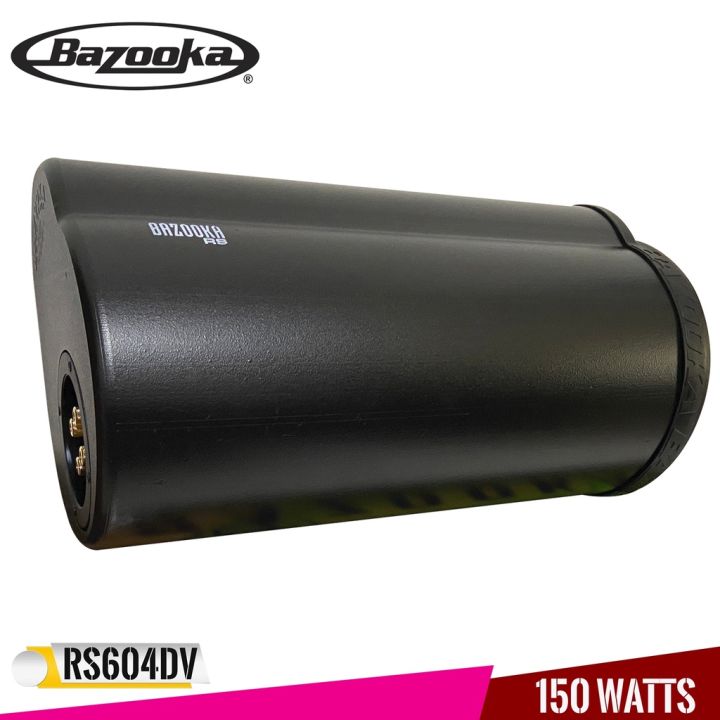 ซับท่อติดรถยนต์-เรือ-bazooka-รุ่น-rs604dv-ซับตู้สูตร6-5นิ้วกันนำพร้อมลำโพงฝาปิด150-วัตต์-รถเก๋ง-รถตู้-รถกระบะ4ประตู