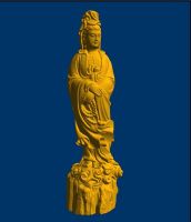 【✆New✆】 shen1817474 Relief สำหรับโมเดล3d Cnc ในรูปแบบไฟล์ Stl Goddess Of Mercy_5