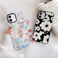 พร้อมส่ง Casetify【เคสโทรศัพท์มือถือ Tpu ซิลิโคน Tpu ลายดอกไม้สีชมพูสไตล์วินเทจสําหรับ 13 Pro Max 12 11 Pro Max Xr X Xs Max 7/8 Plus Se2020 12