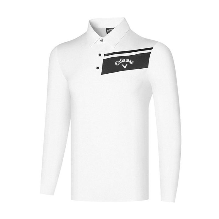 titleist-malbon-southcape-utaa-g4-footjoy-callaway1-odyssey-mens-golf-clothing-sports-casual-golf-long-sleeved-breathable-sunscreen-quick-drying-polo-shirt-outdoor-clothes