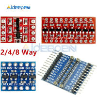 248ช่อง IIC I2C Logic Level Converter Bi-Directional Board โมดูล2 4 8 Way DC 3.3V5V พร้อม Pins สำหรับ Arduino Raspberry Pi