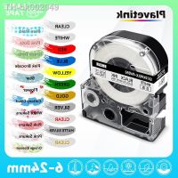 ♂ PLAVETINK Label Tapes SS12KW Compatible for Epson Lw400 LK-4WBN Cartridges Label Works LW-300 400 500 600P 700 Label Maker