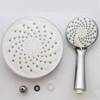 【YP】 SELL!!! Shower Room Set Electroplated Round Rainfall Top And Handheld Nozzle