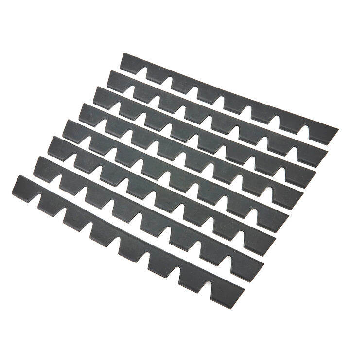 CARSERVICESTORE 8pcs Bumper Scrape Guard Kit Rubber Car Front Lip Anti