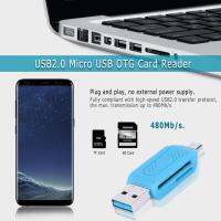 USB2.0เครื่องอ่านการ์ด OTG USB ไมโคร USB สำหรับ TF เมมโมรี่การ์ดเอสดีสำหรับโทรศัพท์ PC โฟน