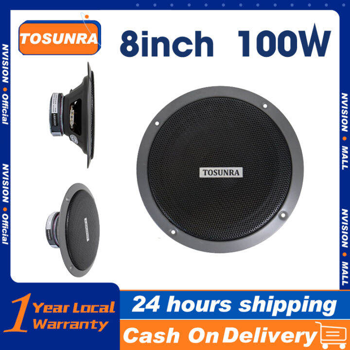 [Buy 2 Get 1 off] TOSUNRA 100W 8inch 8Ω Car Audio Speakers Home Audio