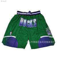 กางเกงบาสเก็ตบอล Bucks Green Juston Vintage Pocket Ebay