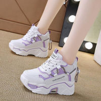 Women Platform Chunky Sneakers High Lace-up Casual Vulcanize Shoes Women Luxury Designer Old Dad Female Fashion Outdoor Sneakers