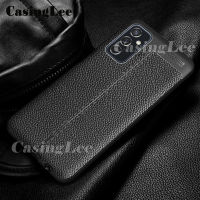 Casinglee สำหรับ Samsung Galaxy A13 A23เคสสำหรับซิลิโคนลายลิ้นจี่หนัง PU กันกระแทกฝาหลังเคส Hp Samsung A23 A13เคสโทรศัพท์