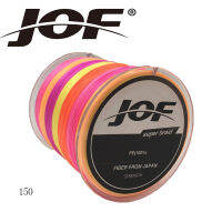 [COD]JOF อุปกรณ์ตกปลา Xinli 8 ชุด PE Dyneema ที่มีสีสันสายการประมง 150 เมตรกัด-ป้องกัน สายตกปลา สายปลา สินค้า