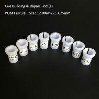 8PC Pool Cue POM Ferrule / Shaft Collet Sleeve - Cue Building Tool Lathe Accessory