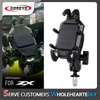 Phone Holder For KAWASAKI ZX-6R ZX-10R ZX-14R Motorcycle GPS Navigation Frame Mobile Phone Mount Bracket ZX-10R ZX-14R USB