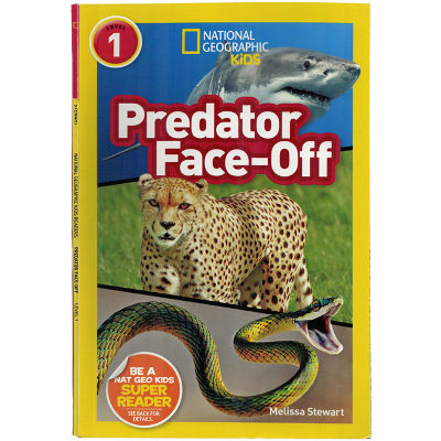 English original National Geographic Kids Readers: predator face off predator confrontation US National Geographic graded reading elementary level 1 childrens popular science picture book