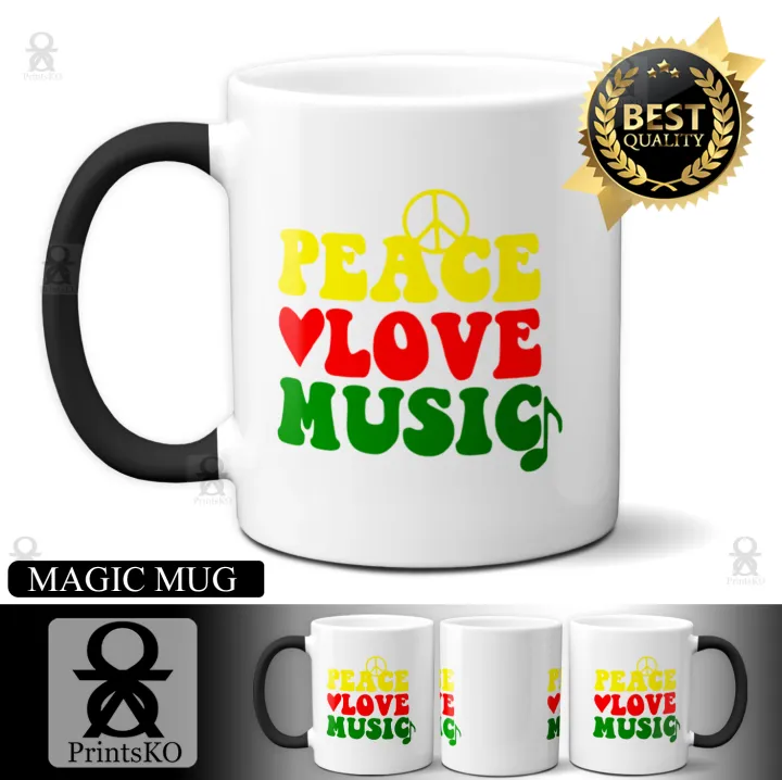 MagicMugKo Heat Sensitive Color Changing Mug/ Coffee Magic Mug or Plain