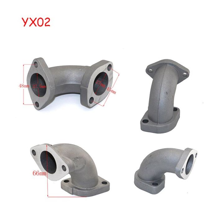 monkey-bike-dirt-bike-engine-intake-pipe-manifold-connect-inlet-pipe-for-lifan-yinxiang-zongshen-horizontal-engine-125cc-140cc