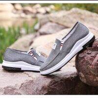 Mens Denim Canvas Shoes Lazy Shoes Non-slip Wear-resistant Casual Shoes Sneakers