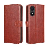 เคส PU หนังกลับแบบกระเป๋าสตางค์สำหรับ Vivo Y02s เคสแบบพับปิดได้ที่จับแบบตั้งได้