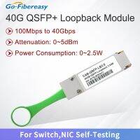 โมดูลลูปแบ็กแบบ QSFP + 40G QSFP-40G-LB0โมดูลทดสอบลูปแบ็คแบบพาสซีฟ QSFP + ตัวรับส่งสัญญาณ0 ~ 5Dbm 40Gbps QSFP + อะแดปเตอร์ลูปแบ็ค