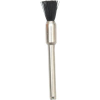 Kobe 3.2x9mm FLAT END BRISTLE BRUSH SHANK SIZE 3.2MM, 19x1.2mm BRISTLE BRUSH Crimped Wire หัวขัด แกนสว่าน For the removal of paint, rust and burrs