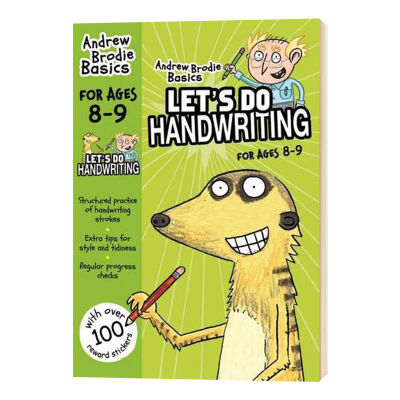 English writing exercise book for the fourth grade of British primary school, the original English textbook let S do handwriting 8-9 years old Andrew Brodie English original book