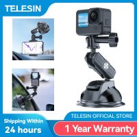 TELESIN Car Phone Action Camera Holder Suction Cup 360 Adjustable 1/4 Standard Adapter For Gopro Insta360 DJI Action Smart Phone