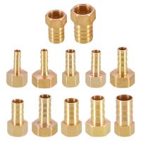 Pneumatic pagoda connector 4 6 8 10 12 14 16mm trachea hose barb connector inner thread 1/8 1/4 3/8 1/2 brass fittings water gas