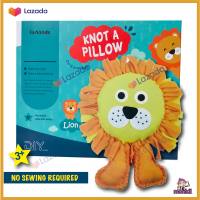 No Sew Knot a LION Pillow, AGE 3+, Kids sewing kid, Kids crafts, kids diy, Kids toys, Kids arts &amp; crafts, kids diy, ชุดเย็บตุ๊กตา,ของเล่นสนุกๆ ของเล่นเสริมทักษะ, ของเล่นเด็ก 3 ขวบขึ้นไป