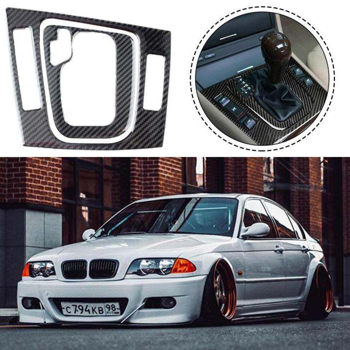 เกียร์กรอบตกแต่งตัดสำหรับ-bmw-3-series-e46-1998-1999-2000-2001-2002-2003-2004-2005อุปกรณ์เสริมในรถยนต์พลาสติก-j3h4